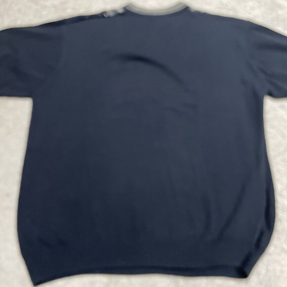 Vintage 90s Men's Protege Textured Sweater Size L Coogi Inspired Grandpa Biggie - Picture 5 of 7